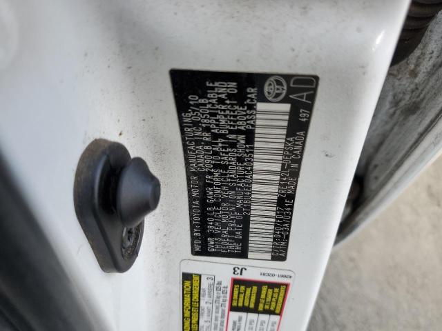 Photo 9 VIN: 2T1BU4EE0AC403511 - TOYOTA COROLLA BA 