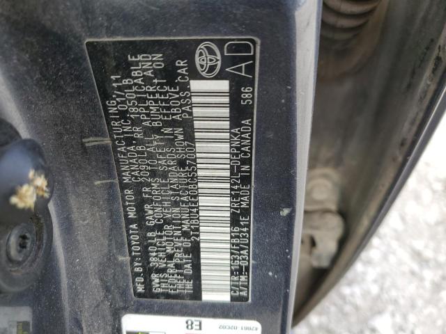 Photo 11 VIN: 2T1BU4EE0BC557007 - TOYOTA COROLLA BA 