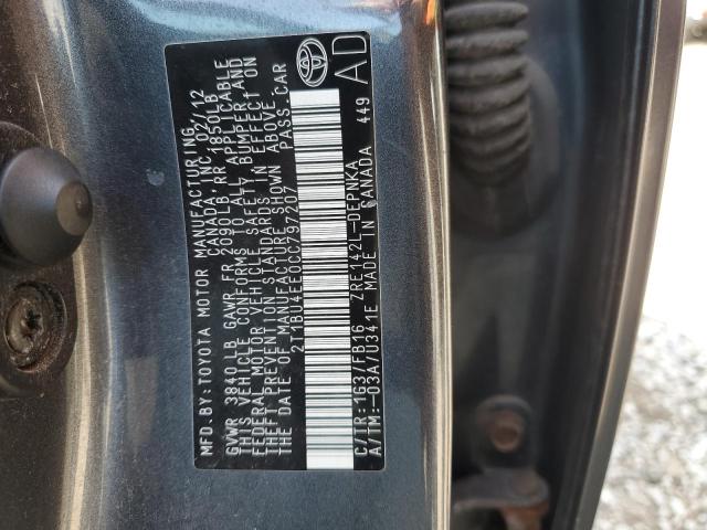 Photo 11 VIN: 2T1BU4EE0CC797207 - TOYOTA COROLLA BA 