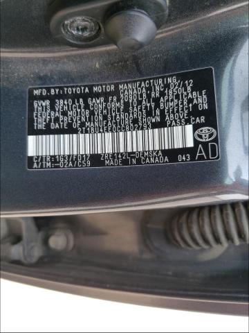 Photo 9 VIN: 2T1BU4EE0CC802793 - TOYOTA COROLLA BA 