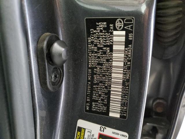 Photo 11 VIN: 2T1BU4EE0DC064303 - TOYOTA COROLLA BA 