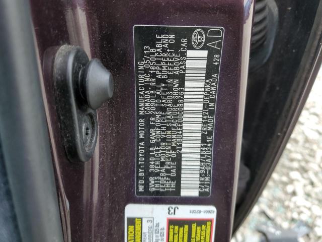 Photo 12 VIN: 2T1BU4EE0DC088763 - TOYOTA COROLLA 