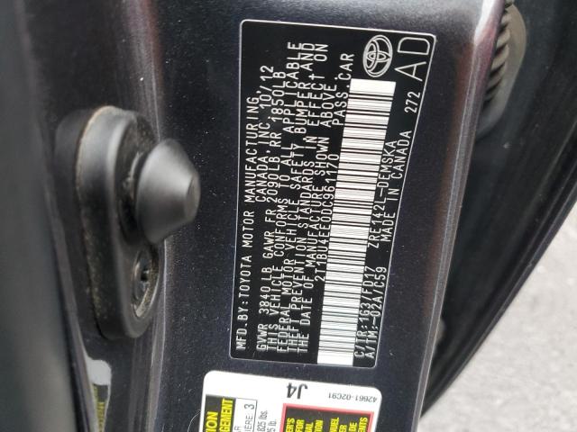 Photo 11 VIN: 2T1BU4EE0DC961170 - TOYOTA COROLLA BA 