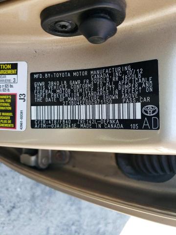 Photo 11 VIN: 2T1BU4EE0DC971150 - TOYOTA COROLLA BA 