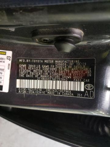 Photo 11 VIN: 2T1BU4EE1AC252842 - TOYOTA COROLLA BA 