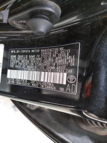 Photo 9 VIN: 2T1BU4EE1DC074760 - TOYOTA COROLLA BA 