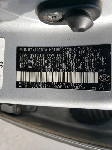 Photo 12 VIN: 2T1BU4EE1DC121799 - TOYOTA COROLLA 