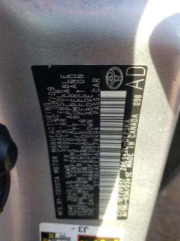 Photo 9 VIN: 2T1BU4EE2AC278494 - TOYOTA COROLLA BA 