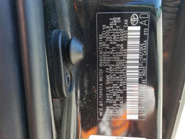 Photo 9 VIN: 2T1BU4EE2AC372648 - TOYOTA COROLLA BA 