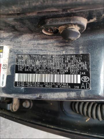 Photo 9 VIN: 2T1BU4EE2BC638140 - TOYOTA COROLLA BA 