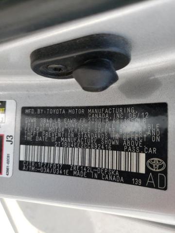 Photo 9 VIN: 2T1BU4EE2CC892416 - TOYOTA COROLLA BA 