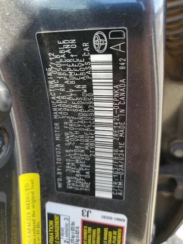 Photo 9 VIN: 2T1BU4EE2CC903950 - TOYOTA COROLLA BA 