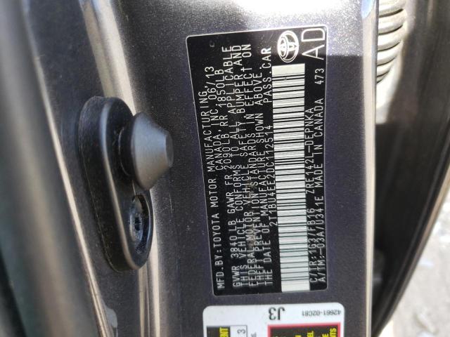 Photo 9 VIN: 2T1BU4EE2DC112514 - TOYOTA COROLLA BA 