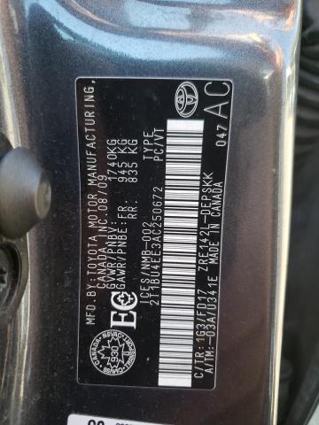 Photo 11 VIN: 2T1BU4EE3AC250672 - TOYOTA COROLLA BA 