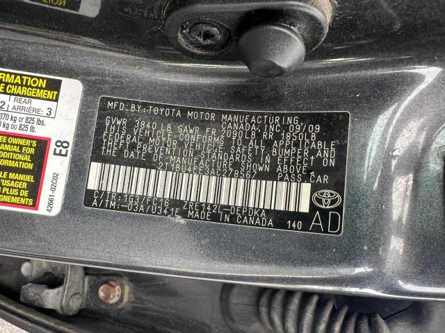 Photo 9 VIN: 2T1BU4EE3AC278567 - TOYOTA COROLLA BA 