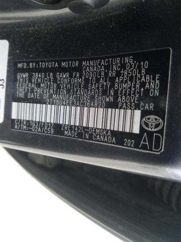 Photo 12 VIN: 2T1BU4EE3AC364820 - TOYOTA COROLLA BA 