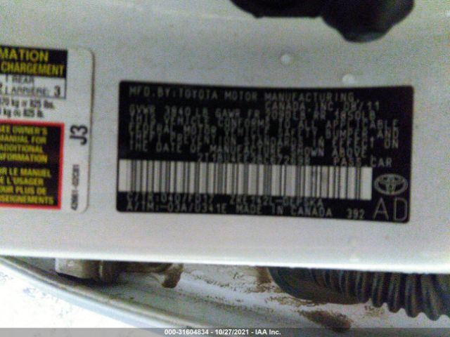 Photo 8 VIN: 2T1BU4EE3BC672698 - TOYOTA COROLLA 