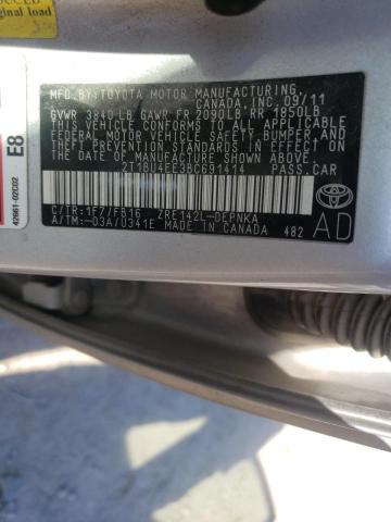 Photo 11 VIN: 2T1BU4EE3BC691414 - TOYOTA COROLLA BA 