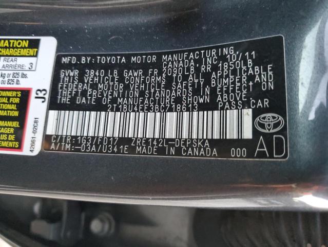 Photo 11 VIN: 2T1BU4EE3BC718613 - TOYOTA COROLLA BA 