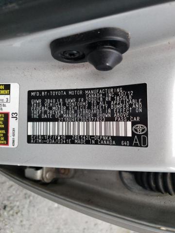 Photo 12 VIN: 2T1BU4EE3DC977623 - TOYOTA COROLLA BA 