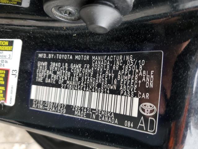 Photo 11 VIN: 2T1BU4EE4AC406914 - TOYOTA COROLLA 