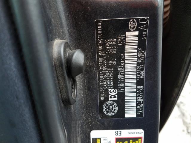 Photo 9 VIN: 2T1BU4EE4BC661046 - TOYOTA COROLLA 