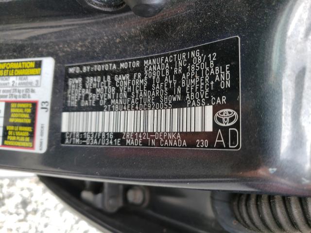 Photo 9 VIN: 2T1BU4EE4DC920055 - TOYOTA COROLLA BA 