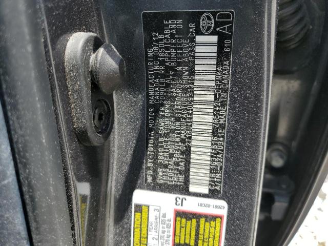 Photo 11 VIN: 2T1BU4EE4DC931315 - TOYOTA COROLLA 