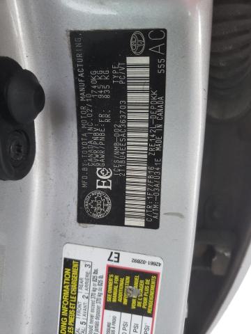 Photo 11 VIN: 2T1BU4EE5AC363703 - TOYOTA COROLLA BA 