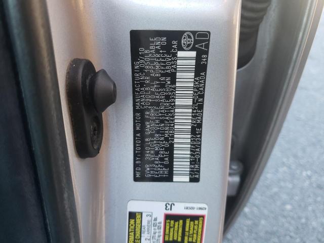 Photo 11 VIN: 2T1BU4EE5AC493576 - TOYOTA COROLLA BA 