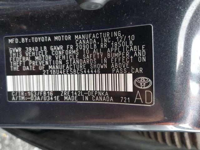 Photo 12 VIN: 2T1BU4EE5BC544446 - TOYOTA COROLLA BA 