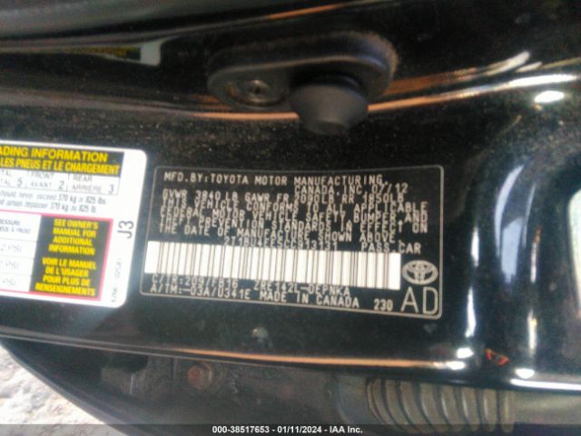 Photo 8 VIN: 2T1BU4EE5CC913131 - TOYOTA COROLLA 