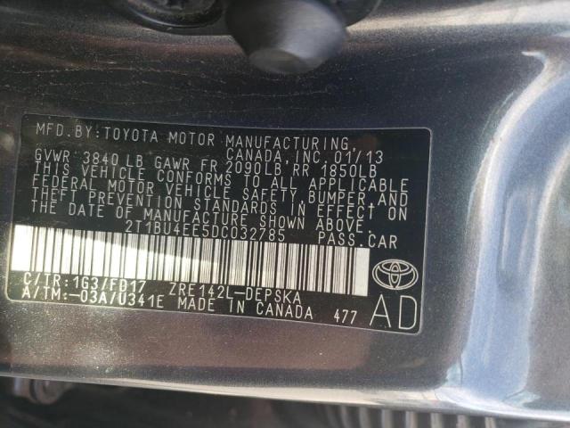 Photo 9 VIN: 2T1BU4EE5DC032785 - TOYOTA COROLLA BA 