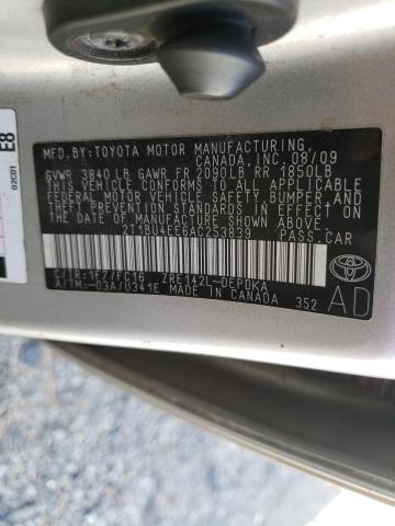 Photo 9 VIN: 2T1BU4EE6AC253839 - TOYOTA COROLLA BA 