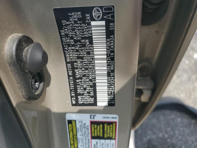 Photo 11 VIN: 2T1BU4EE6AC389582 - TOYOTA COROLLA 