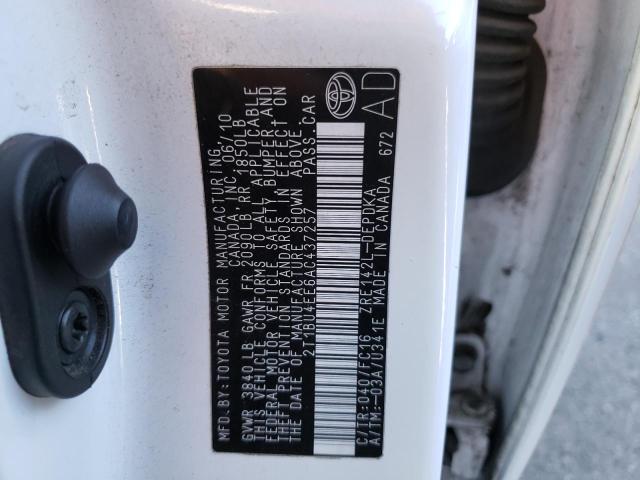 Photo 11 VIN: 2T1BU4EE6AC437257 - TOYOTA COROLLA BA 