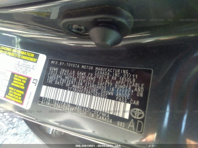 Photo 8 VIN: 2T1BU4EE6BC565905 - TOYOTA COROLLA 