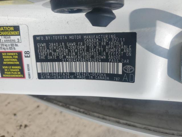 Photo 11 VIN: 2T1BU4EE6BC582624 - TOYOTA COROLLA BA 