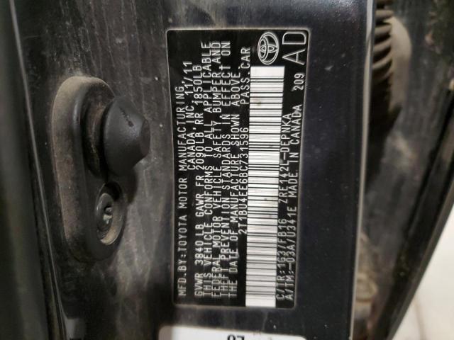 Photo 11 VIN: 2T1BU4EE6BC731596 - TOYOTA COROLLA BA 