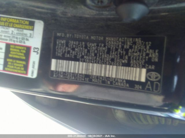 Photo 8 VIN: 2T1BU4EE6CC876669 - TOYOTA COROLLA 