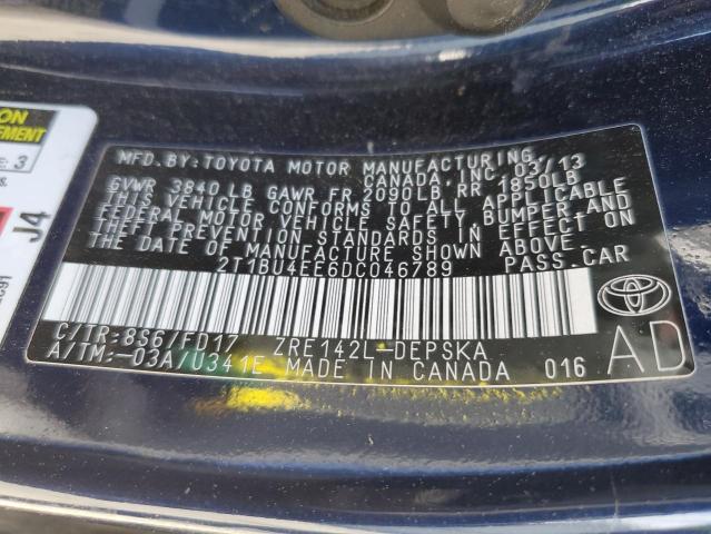 Photo 11 VIN: 2T1BU4EE6DC046789 - TOYOTA COROLLA 