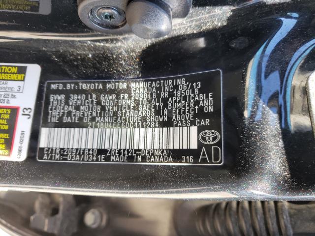 Photo 9 VIN: 2T1BU4EE6DC111284 - TOYOTA COROLLA BA 