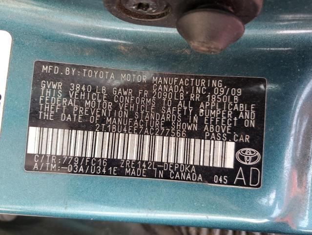 Photo 11 VIN: 2T1BU4EE7AC277566 - TOYOTA COROLLA BA 