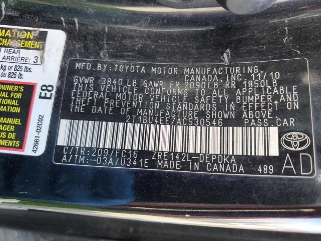 Photo 11 VIN: 2T1BU4EE7AC530546 - TOYOTA COROLLA 