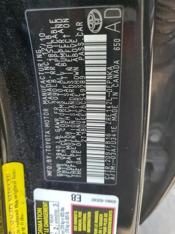 Photo 11 VIN: 2T1BU4EE7BC549289 - TOYOTA COROLLA BA 