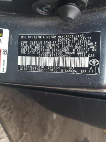 Photo 12 VIN: 2T1BU4EE7BC669142 - TOYOTA COROLLA BA 