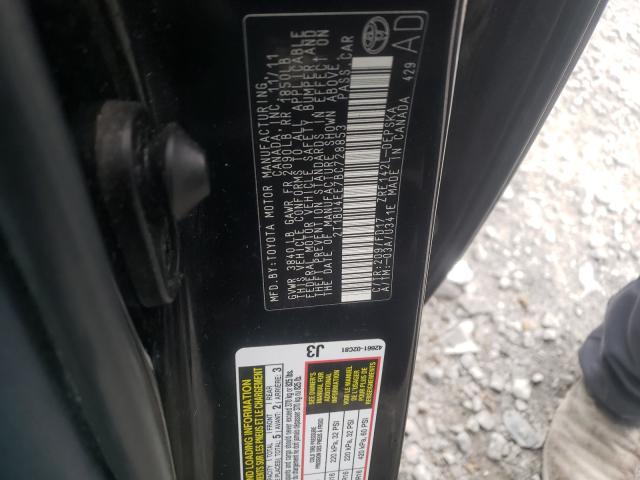 Photo 9 VIN: 2T1BU4EE7BC728853 - TOYOTA COROLLA BA 