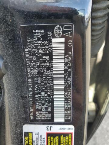 Photo 11 VIN: 2T1BU4EE7CC898129 - TOYOTA COROLLA BA 