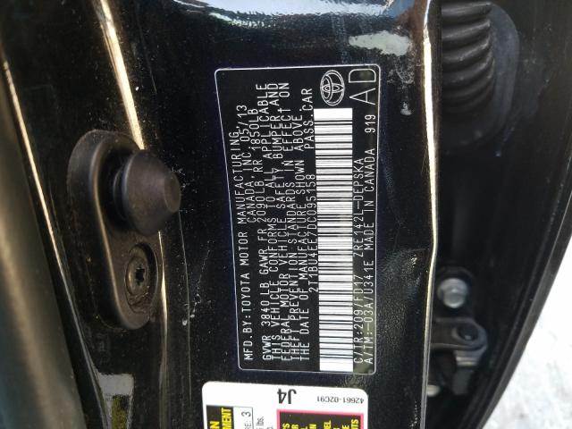 Photo 9 VIN: 2T1BU4EE7DC095158 - TOYOTA COROLLA BA 