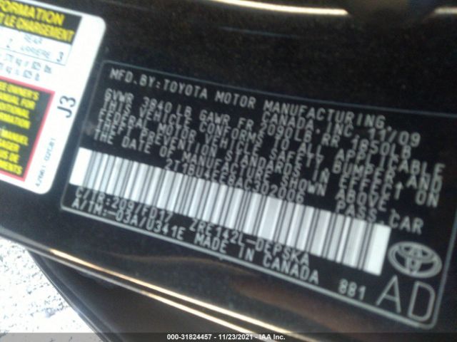 Photo 8 VIN: 2T1BU4EE8AC302006 - TOYOTA COROLLA 